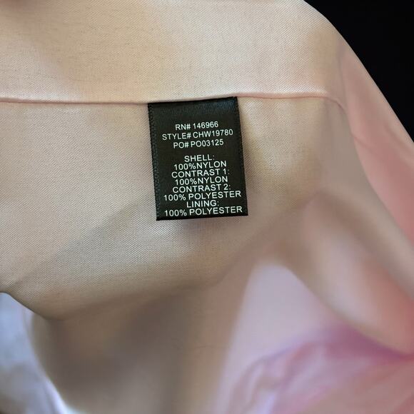 Crystal Doll "Juliet” Formal Gown Size 15 Lace Bodice Ruffle Skirt Baby Pink - Picture 12 of 12